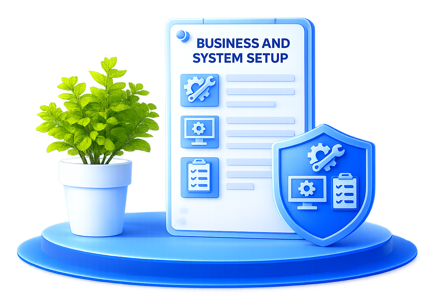 Business and system setup